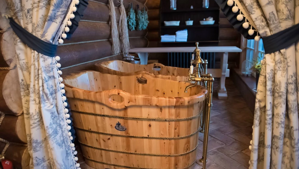 Русская баня на озере Сенеж 