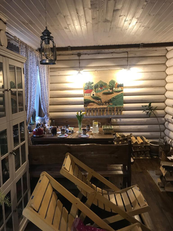 Баня на дровах в поселении Первомайском
