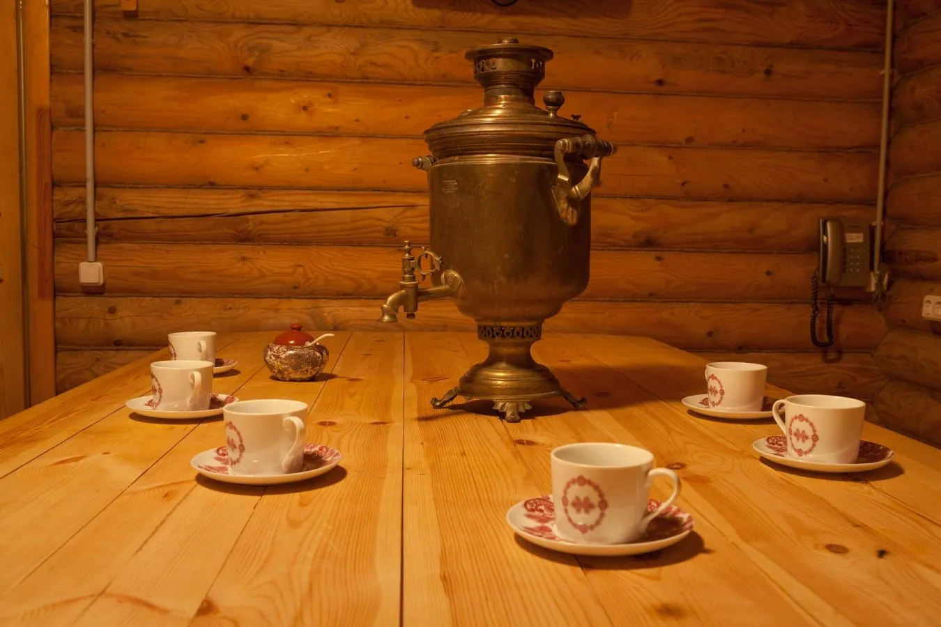 Русская банька на дровах