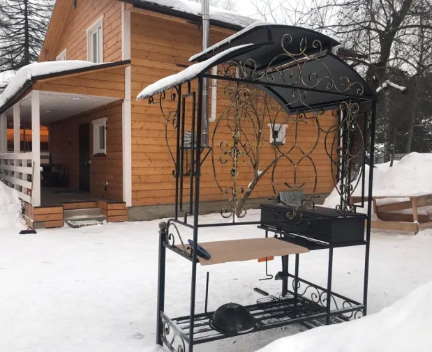 Баня на дровах в Тайнинке